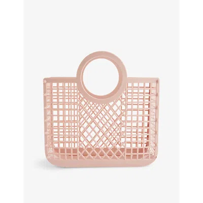 Liewood Samantha Double-handle Recycled Polyethylene-bend Basket Bag Rose In Rose