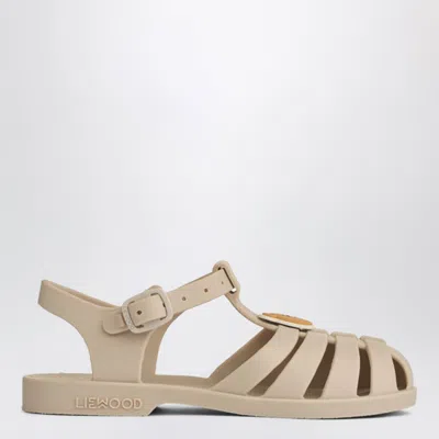 Liewood Sand Beige Bre Sandals With Teddy Charm In Multi