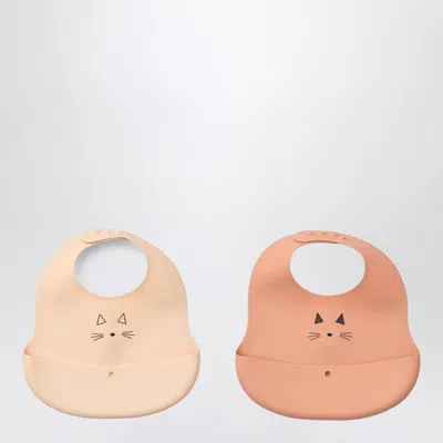 Liewood Set Of Two Ember Pink Bibs