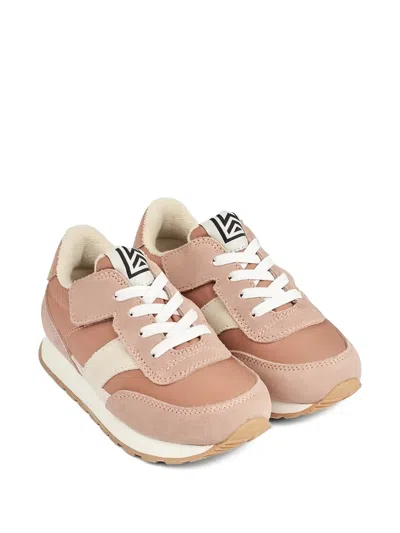 Liewood Kids' Strap Panelled Sneakers In Pink