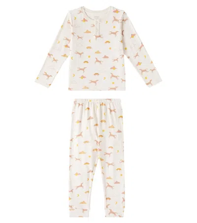 Liewood Kids' Wilhelm Printed Cotton-blend Pajamas In Multicoloured