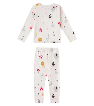 Liewood Kids' Wilhelm Printed Cotton-blend Pajamas In Multicoloured