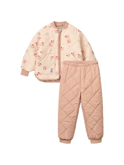 Liewood Zella Padded Trousers Set In Neutral