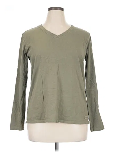 Pre-owned Life Is Good 3/4 Sleeve T-shirt In Green