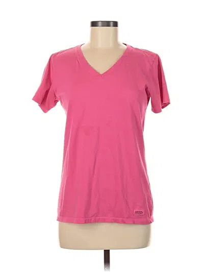 Pre-owned Life Is Good Active T-shirt In Pink