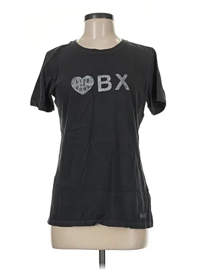 Pre-owned Life Is Good Active T-shirt In Black