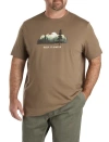 Life Is Good Big & Tall Keep It Simple Landscape Graphic Tee In Brown