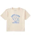 Life Is Good Boxy Crusher T-shirt In Neutral