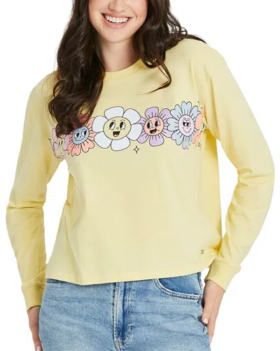 Life Is Good ® Boxy Crusher T-shirt In Yellow