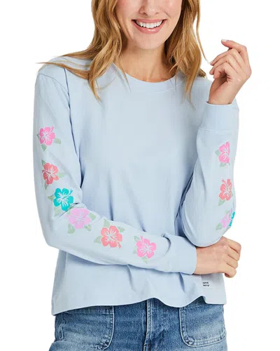Life Is Good ® Boxy Crusher T-shirt In Blue