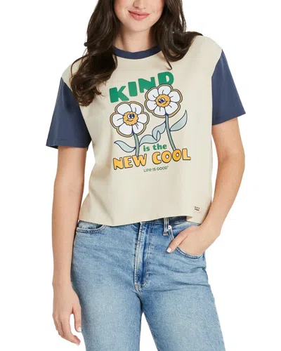 Life Is Good ® Boxy Crusher T-shirt In Neutral