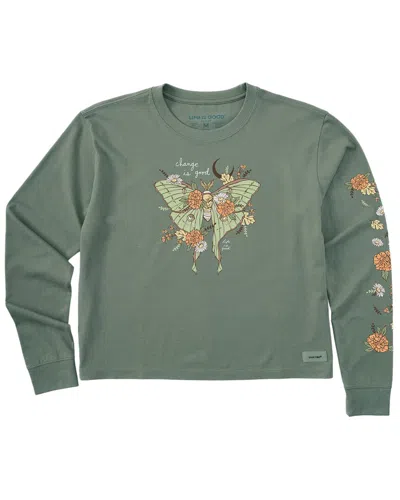 Life Is Good ® Boxy T-shirt In Green