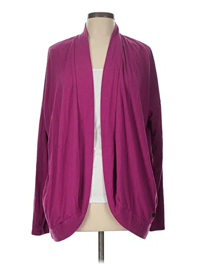Pre-owned Life Is Good Cardigan Sweater In Purple