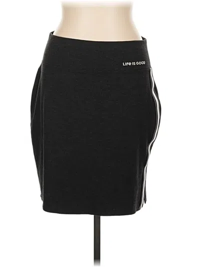 Pre-owned Life Is Good Casual Skirt In Gray