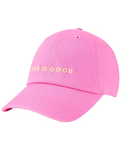 Life Is Good Chill Cap In Pink