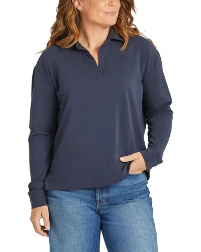 Life Is Good ® Collared Pullover In Blue