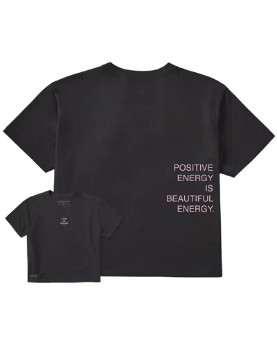 Life Is Good Crusher Boxy Tee In Black