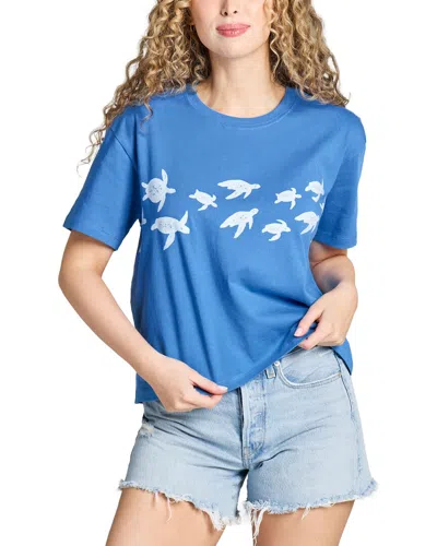 Life Is Good ® Crusher Boxy Tee In Athletic Blue