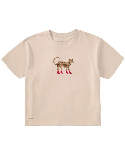 Life Is Good Crusher Boxy Tee In White