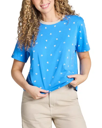 Life Is Good ® Crusher Boxy T-shirt In Blue