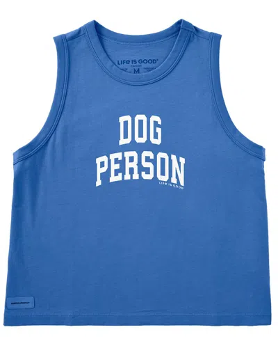 Life Is Good ® Crusher Boxy T-shirt In Blue