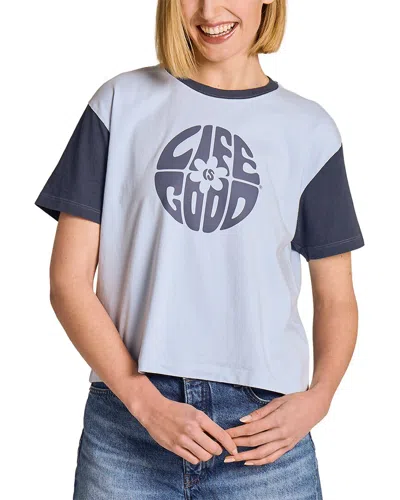 Life Is Good Crusher Boxy T-shirt In Blue