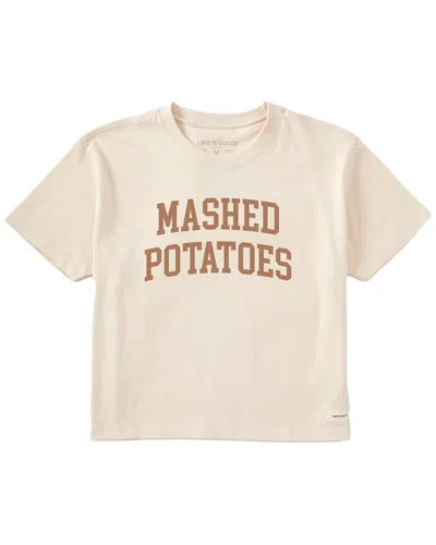 Life Is Good ® Crusher Boxy T-shirt In Neutral