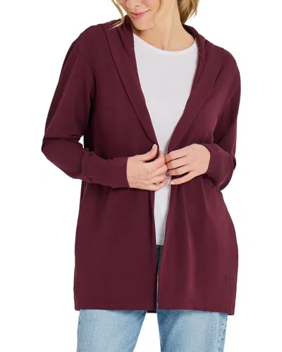 Life Is Good ® Crusher Flex Cardigan In Burgundy