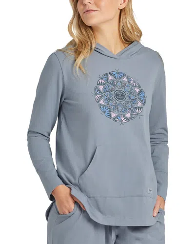 Life Is Good ® Crusher-flex Hoodie Tunic In Gray