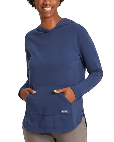 Life Is Good ® Crusher Flex Hoodie Tunic In Blue