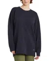Life Is Good ® Crusher Flex Oversized Crewneck Sweatshirt In Black