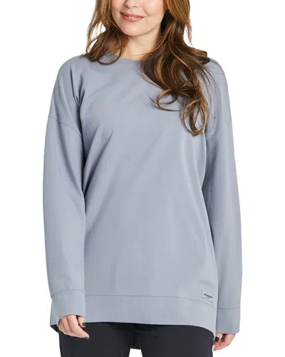 Life Is Good Crusher Flex Oversized Crewneck Sweatshirt In Blue