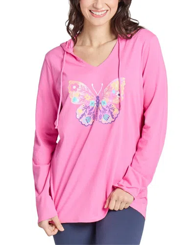 Life Is Good ® Crusher Lite Hooded T-shirt In Blue