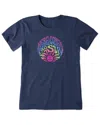 Life Is Good Crusher-lite T-shirt In Blue