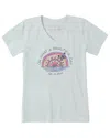 Life Is Good Crusher Lite T-shirt In Blue
