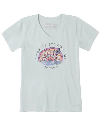 Life Is Good Crusher Lite T-shirt In Blue