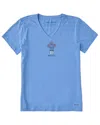 Life Is Good Crusher Lite T-shirt In Blue