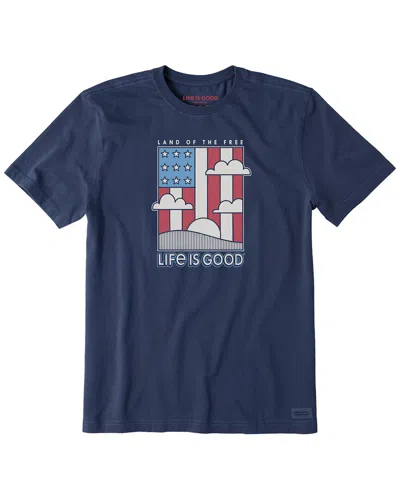 Life Is Good Crusher Lite T-shirt In Blue