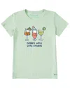 Life Is Good Crusher Lite T-shirt In Green