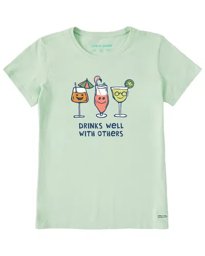 Life Is Good Crusher Lite T-shirt In Green