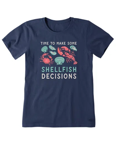 Life Is Good ® Crusher-lite T-shirt In Blue