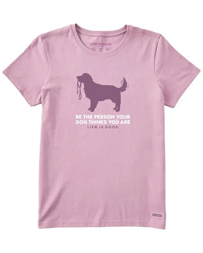 Life Is Good ® Crusher Lite T-shirt In Pink