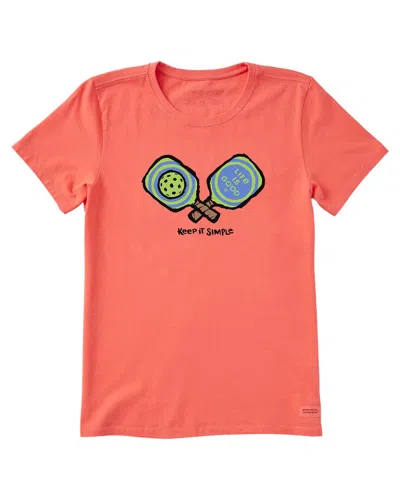 Life Is Good Crusher-lite T-shirt In Yellow