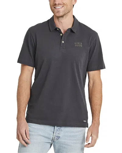 Life Is Good Crusher-lite T-shirt In Gray