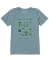 Life Is Good Crusher Lite T-shirt In Blue