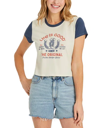Life Is Good ® Crusher Lite T-shirt In Blue