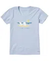 Life Is Good ® Crusher Lite T-shirt In Blue