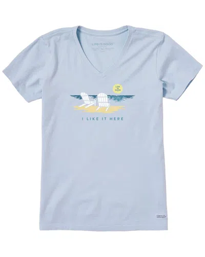 Life Is Good ® Crusher Lite T-shirt In Blue