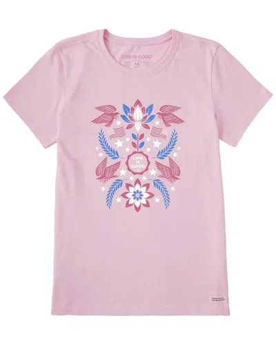 Life Is Good ® Crusher Lite T-shirt In Pink
