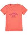 Life Is Good ® Crusher Lite T-shirt In Red